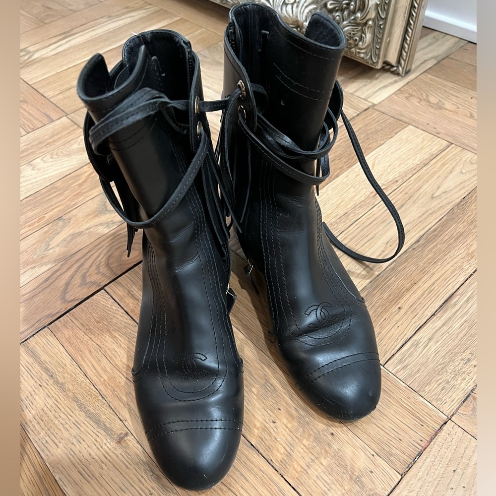Chanel Boots with fringe